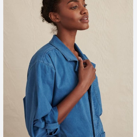 Alex Mill ~ Jumpsuit in Natural Indigo - Picture 2 of 8